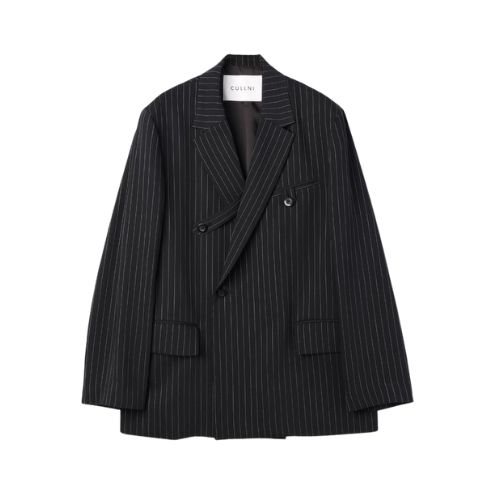 クルニ/Stripe Double Cloth Tailored Jacketの買取相場価格