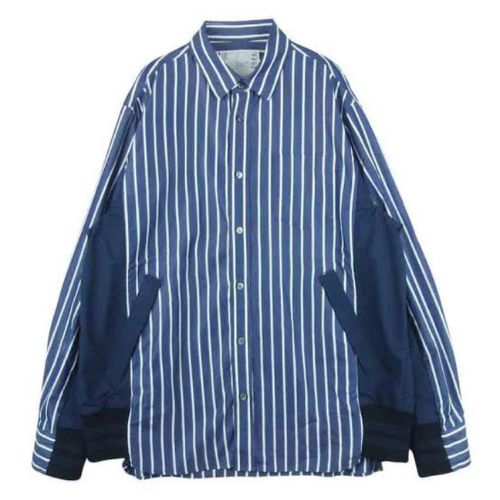 sacai/Poplin Shirt ストライプシャツの買取相場価格